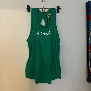 PINK Victoria's Secret Teal Tank Top